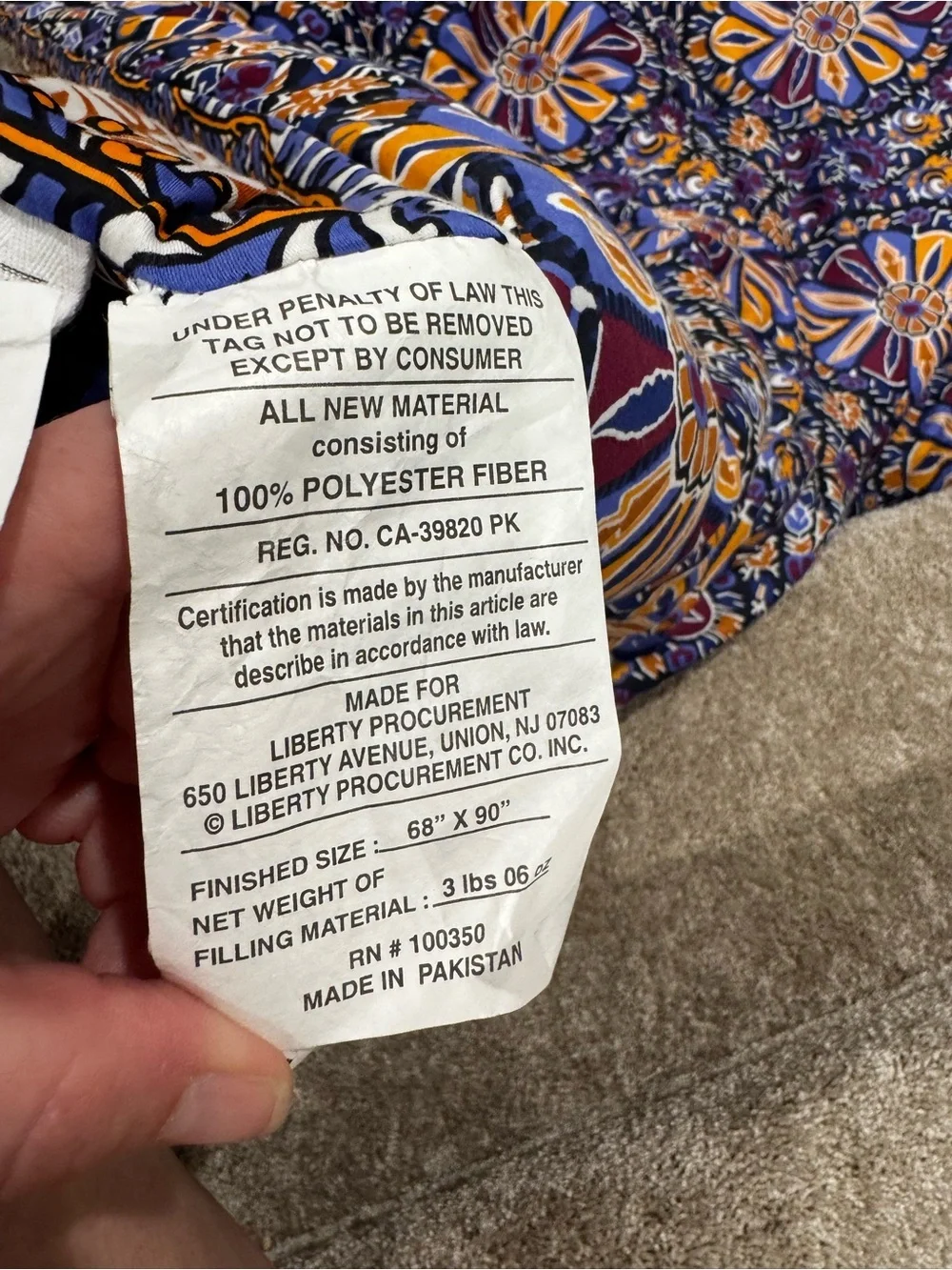 Anthology Bohemian Blue Mandala Comforter - Decorative Bedspread